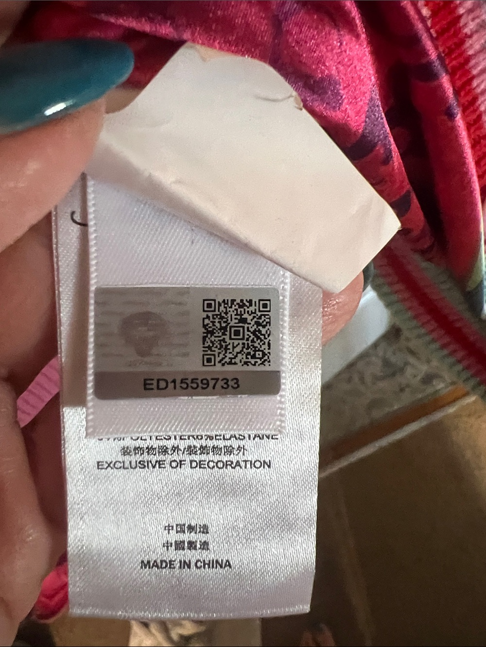 Ed Hardy Pink and Aqua Striped Knit Cardigan - Picture 11 of 13